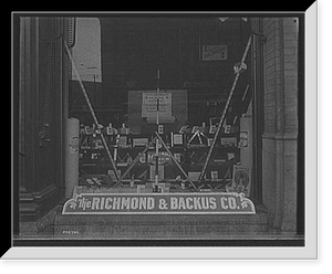 Window display, Richmond & Backus Co., Detroit, Mich, Vintage Poster