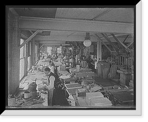 Historic Framed Print, [Bindery, Richmond & Backus Co., Detroit, Mich.],  17-7/8" x 21-7/8"