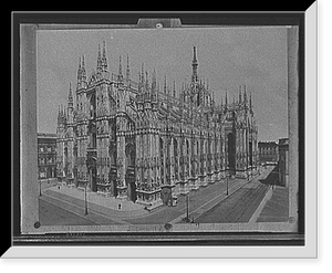 Historic Framed Print, [Cathedral, Milan, Italy],  17-7/8" x 21-7/8"