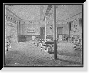Alma Sanitarium, gentlemen's writing room, Alma, Mich, Antique Wall Art