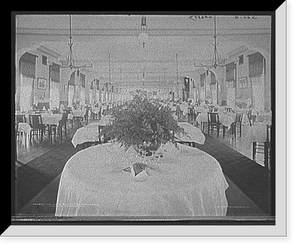 Historic Framed Print, The Dining room, Hotel Kaaterskill, Catskill Mountains, N.Y.,  17-7/8" x 21-7/8"