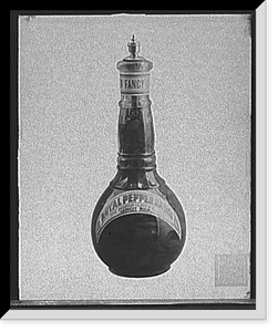 Bottle of royal pepper sauce made for Horton-Cato Co. Classic, Historic Reproduction