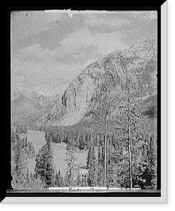 Bow Valley from Banff Springs Hotel, Alberta, Canada, Canadian Natl. Park Classic, Vintage Wall Art