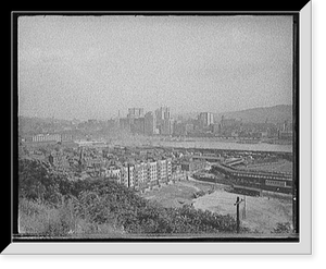 Historic Framed Print, [Waterfront, probably Pittsburgh, Pa.] - 2,  17-7/8" x 21-7/8"