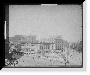 Campus Martius and Detroit Opera House, Detroit, Mich, Historic Reproduction