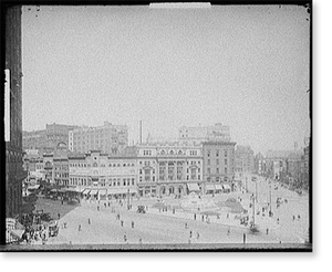 Historic Architecture - Detroit, Michigan - Campus Martius and Opera