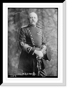 Historic Framed Print, Col. W.S. Schuyler,  17-7/8" x 21-7/8"