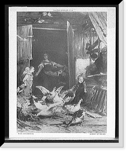 Historic Framed Print, Good morning - 2,  17-7/8" x 21-7/8"