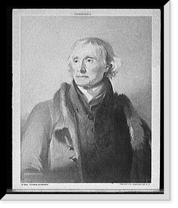 Historic Framed Print, [Thomas Jefferson, half-length portrait],  17-7/8" x 21-7/8"