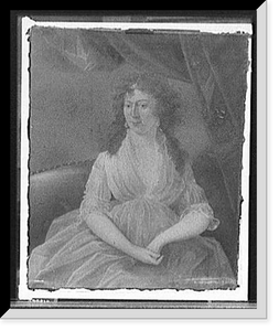 Historic Framed Print, [Elizabeth Tuckerman Salisbury (at 18 years), three-quarter length portrait],  17-7/8" x 21-7/8"