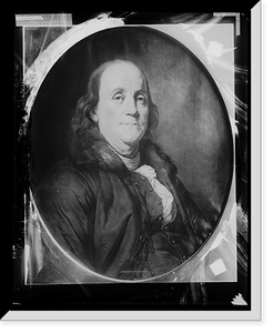 Benjamin Franklin, head and shoulders portrait, Vintage Wall Art