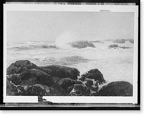 Vintage Landscape - A rocky coast - Vintage Wall Art Gift