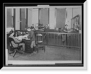 Historic Framed Print, [General office, Leland & Faulconer Manufacturing Co., Detroit, Mich.] - 2,  17-7/8" x 21-7/8"