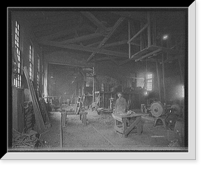 Historic Framed Print, [Detroit Shipbuilding Co., scratch room, probably Wyandotte, Mich.],  17-7/8" x 21-7/8"