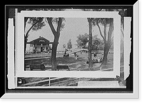 Lawn, Old Club, Saint Clair Flats, Michigan, Historic Print
