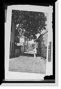 Historic Framed Print, Hospital Street, St. Augustine, Fla.,  17-7/8" x 21-7/8"