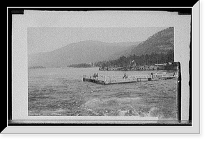 Historic Framed Print, Lake George,  17-7/8" x 21-7/8"