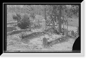 Scene in Magnolia (colored) cemetery, Aiken, S.C, Antique Print