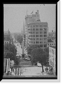 Historic Framed Print, Bull St. [Street], Savannah, Ga. - 3,  17-7/8" x 21-7/8"