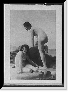 Black & White Photo - The bathers - Antique Wall Decor Print