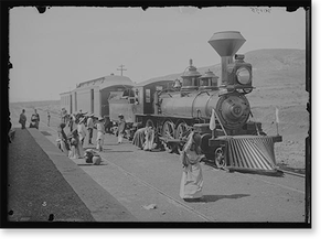 Vintage Building Photo - Railroads & Depots - Mexican Central Railway