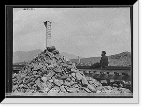 Lizzie Bourne monument, Mt. Washington, White Mts., N.H, Antique Poster