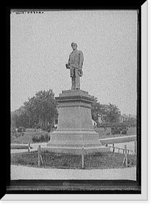 Historic Framed Print, [Farragut monument],  17-7/8" x 21-7/8"