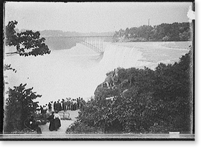 Historic Landscape - Niagara Falls - from Goat Island, N.Y