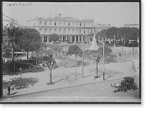 Vintage Building Photo - Central Park - Gran Hotel Inglaterra