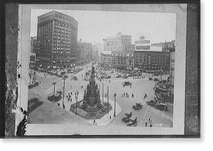 Historic Architecture - Detroit, Michigan - Civil War monument