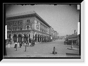 Historic Framed Print, [Hotel St. Mark and street, Venice, Calif.],  17-7/8" x 21-7/8"