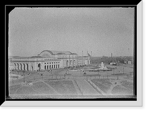 Historic Framed Print, [Union Station, Washington, D.C.],  17-7/8" x 21-7/8"