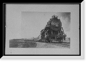 Train rounding a curve Classic, Antique Wall Art