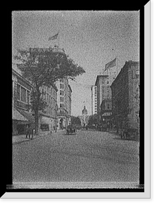 Historic Framed Print, [Bull Street, Savannah, Ga.] - 4,  17-7/8" x 21-7/8"