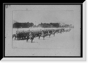 Historic Framed Print, [Cavalry drill, United States Military Academy, West Point, N.Y.],  17-7/8" x 21-7/8"
