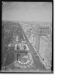 Antique City View - New York City - Fifth Avenue and the Plaza