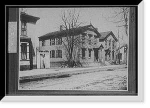 Historic Framed Print, 253 Fort St[reet] E. (Grant House) and 255 Fort St[reet] E., [Detroit, Mich.],  17-7/8" x 21-7/8"