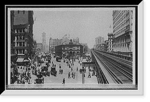 Historic Framed Print, Herald Square, New York - 3,  17-7/8" x 21-7/8"