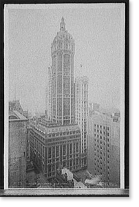 Vintage Building Photo - New York City - Singer Building, New York