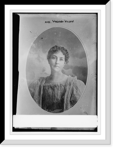 Historic Framed Print, Mrs. Woodrow Wilson,  17-7/8" x 21-7/8"