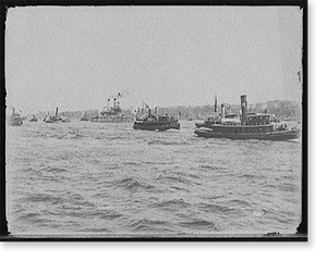 Historic Maritime - New York City - Return of Santiago fleet, 1898 (2)
