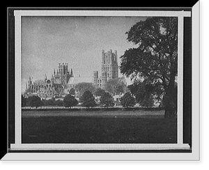 Historic Framed Print, [Ely Cathedral, England],  17-7/8" x 21-7/8"