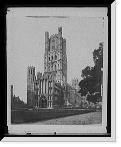 Historic Framed Print, Ely Cathedral - 2,  17-7/8" x 21-7/8"