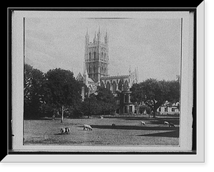 Historic Framed Print, [Gloucester Cathedral, England],  17-7/8" x 21-7/8"