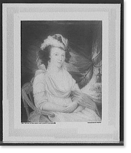 Antique Portrait - Portrait of Mrs. Robert Weir (Lucretia Tuckerman)