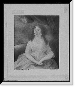 Historic Framed Print, [Elizabeth Tuckerman Salisbury, at 18 years, three-quarter length portrait],  17-7/8" x 21-7/8"