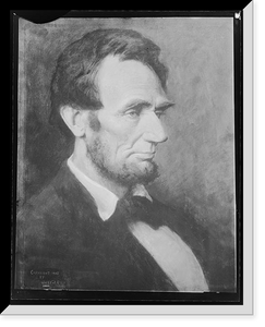 Historic Framed Print, [Abraham Lincoln, head-and-shoulders portrait] - 5,  17-7/8" x 21-7/8"