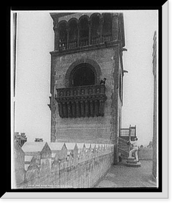 Historic Framed Print, The west tower of the Ponce [de Leon Hotel],  17-7/8" x 21-7/8"