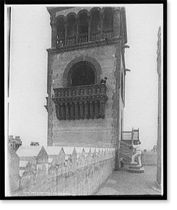 Historic Architecture - The west tower of the Ponce de Leon Hotel