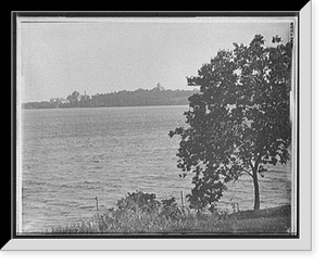 Historic Framed Print, Madison, Wis., view from Picnic Point, Lake Mendota,  17-7/8" x 21-7/8"